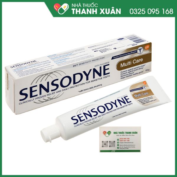 Kem đánh răng Sensodyne Multi Care bảo vệ răng, giảm ê buốt